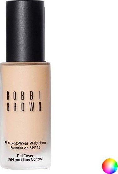 Fondatinë Bobbi Brown Skin Long Wear Weightless, SPF 15, mbulim i plotë, Beige