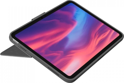 Këllëf me tastierë Logitech Combo Touch për iPad 10th Gen, me touchpad, gri