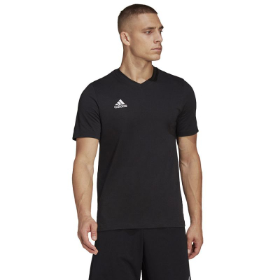 Bluzë sportive adidas Entrada 22 Tee M HC0448, pambuk, e zezë