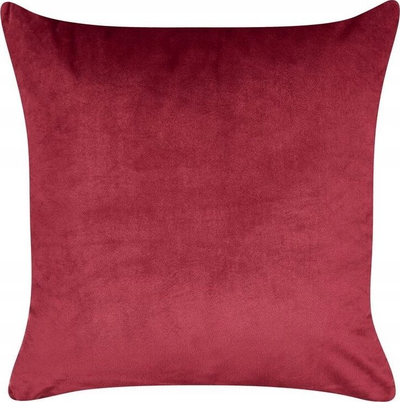 Set jastëkësh dekori Velvet, 45 x 45 cm, me drer, të kuq