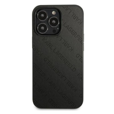 Kapak telefoni Karl Lagerfeld KLHCP13LPTLK, për iPhone 13 Pro / 13 6.1", i zi