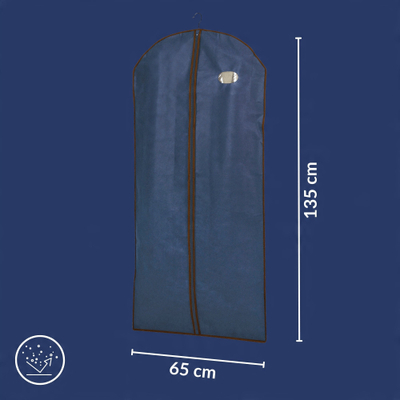 Qese mbrojtëse për rroba ORDINETT 1234007, 60x135 cm, blu