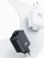 Karikues muri USAMS CC233, USB C 20W PD QC, kabllo USB C tërheqëse, i zi