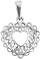Varëse Brilio Silver Filigree Heart 441 001 02024 04 - 1.07 g, woman