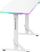 Tavolinë gaming ULTRADESK Iron Wei, skelet çeliku, drita LED, e zezë