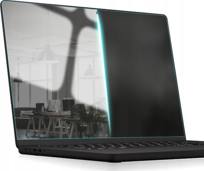 Folie mbrojtëse matte Grizz MatteScreen Easy për MacBook Pro 13" M2 2022, anti–gjurmë gishtash, transparente