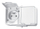 Prizë me kapak Schneider Electric 2-fish w / u 16A IP44 (NT230H01), e bardhë