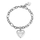 Byzylyk femrash Sagapò Jewelry SBM91, çelik 316L, 19.5cm, argjendtë