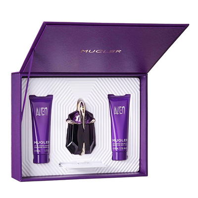 Set Thierry Mugler Alien, Parfum 30 ml + losion për trup 50 ml + xhel dushi 50 ml