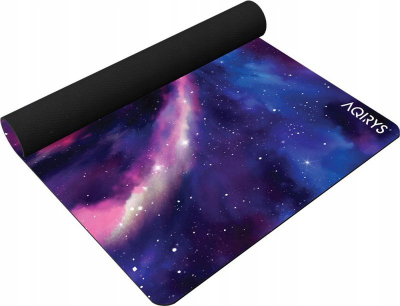 Mousepad gaming AQIRYS Nebula Drift 3XL, sipërfaqe mikrofibre, bazë gome kundër rrëshqitjes, i zi