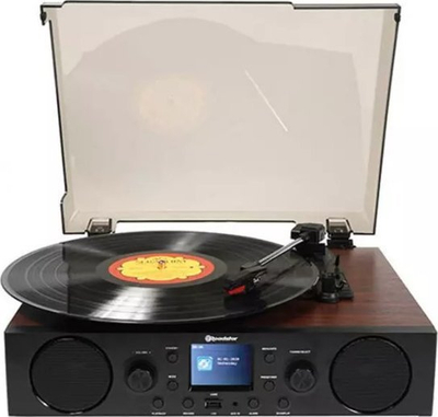 Gramafon Roadstar TTR-8850ED+BT, DAB+ FM, Bluetooth, dru i errët