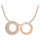 Qafore për femra Swarovski Admiration 5636958, artë rozë
