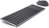 Set tastierë dhe mi pa kabllo Dell Wireless, profil i ulët, ergonomik, gri