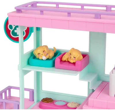 Set lodrash Little Live Pets Mama Surprise Baby Care Clinic, Golden Retriever, për kalamaj 5+