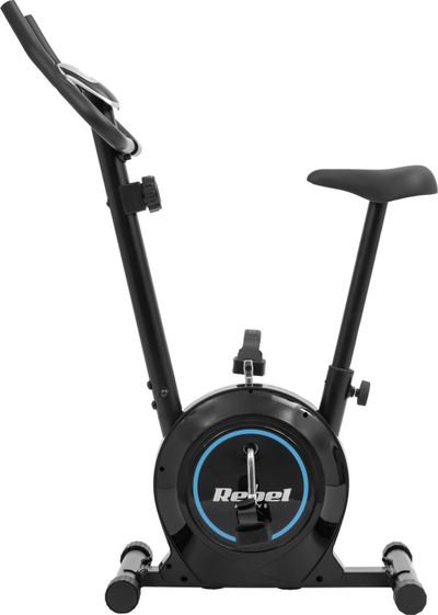 Biçikletë stërvitore Rebel Active RBA-1009, magnetike, ekran LCD, e zezë