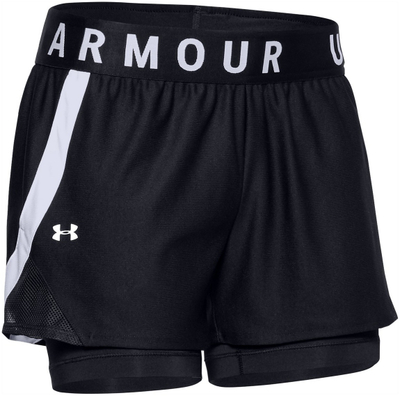 Pantallona të shkurtra Under Armour Play Up 2in1 W 1351981-001, kompresive, të zeza