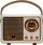 bokse Bluetooth Denver BTP-203, 30W, retro, i bardhë