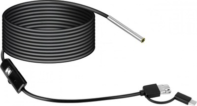 Kamerë endoskop inspektuese USB, 3.9mm, 5m, e zezë
