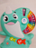 Lodër interaktive Fisher-Price BlinkiLinkis Narwhal, për lojë edhe mësim, me muzikë dhe drita, ngjyrë mente