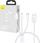 Kabllo Baseus Superior Series USB në M Lightning USB C, 0.5m, 3.5A, e bardhë