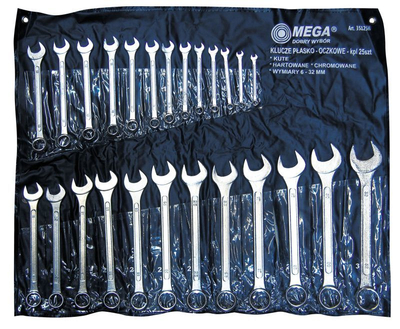 Set çelësash MEGA, 6-32mm 25c 