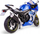 Model makine Daff RMZ, 1:12 Suzuki GSX R1000R Racing, die cast, blu