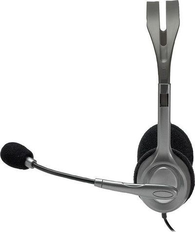 Kufje Logitech H110 Stereo me mikrofon, të hirta