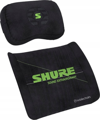 Сет перници од мемориска пена Noblechairs Shure Edition, за гејминг столица, црн