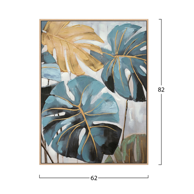 Pikturë muri Tropico 62x4,5x82Hcm (HM4542), bezhë