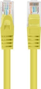 Kabllo rrjeti Lanberg CAT6 UTP, 2m, set 10 copë, e verdhë