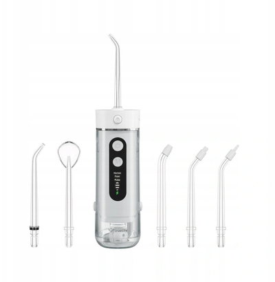 Irigator oral TrueLife AquaFloss Mini M50, 180ml, portativ, i bardhë