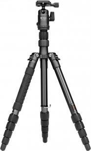 Tripod FotoPro X-Go Gecko, alumin, 5 seksione, ngjyrë e zezë