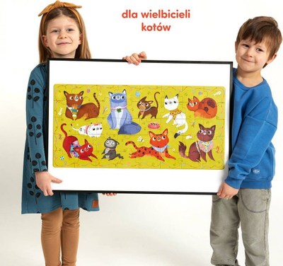 Puzzle Czuczu Meow Kittens, 40 pjesë, për fëmijë 3+, shumëngjyrësh