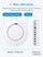 Detektor tymi Meross GS559A, WiFi Smart, HomeKit, i bardhë