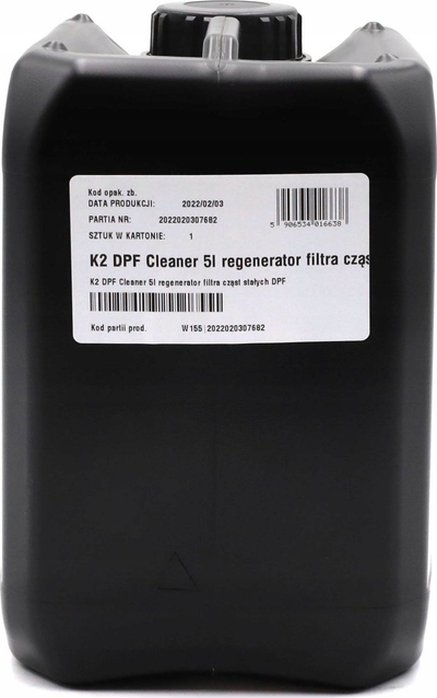 Pastrues DPF K2 DPF Cleaner, 5L, solucion rigjenerues, për motorë diesel