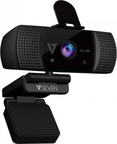 Webcam V7 WCF1080P, Full HD 1080p, 2MP, e zezë