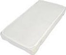 Mbulesë mbrojtëse dysheku Multitex Oxi Proof Delux 01, 70x140 cm, e papërshkueshme nga uji, e bardhë