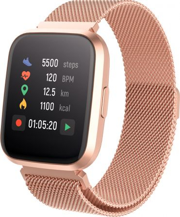 Orë e zgjuar Forever ForeVigo 2 SW-310, ekran 1.4", Bluetooth, ari rozë