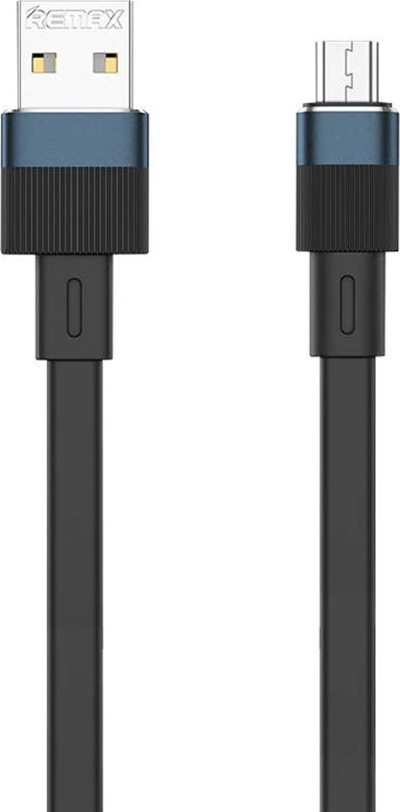 Kabllo USB në micro USB Remax Flushing RC-C001, 1 m, 2.4A, e zezë