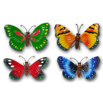 Fluturë zbukuruese Saska Garden Butterfly, metal, 26 cm, jeshile