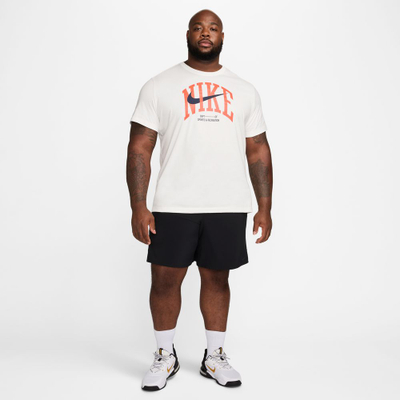 Bluzë sportive Nike Graphic, për meshkuj, me mëngë të shkurtra, e bardhë