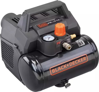 Kompresor ajri Black &amp; Decker BXCMS106HE, 6L, 750W, portokalli