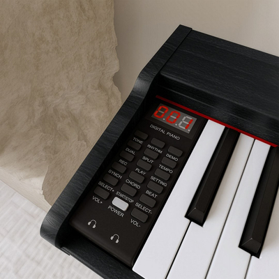 Piano dixhitale Kruger&amp;Matz KMDP 45P, 88 taste, Bluetooth, e zezë mat