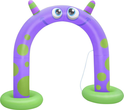 Lodër me ujë Bestway Jumbo Friendly Monster Sprinkler 52640, me fryrje, për oborr, shumëngjyrëshe