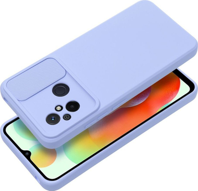 Kapak telefoni Slide Case për Xiaomi Redmi 12C, TPU i butë, me kapak kamere, lejla