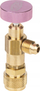 Hapës valvlash Refco A-38410, Schrader, 5/16"x1/4", bronx