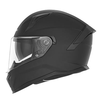 Helmetë integrale Nox N401, polikarbonat, ventilim i avancuar, e zezë