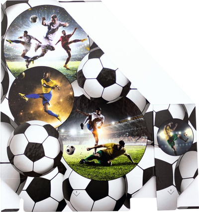 Dosje reviste HERMA Football, DIN A4, karton, 85mm, shumëngjyrëshe