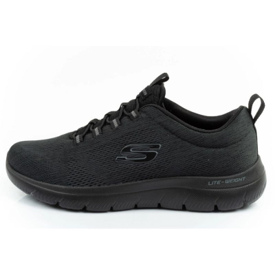 Atlete burrash Skechers Summits Louvin 232186, Air Cooled Memory Foam, të zeza