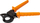 Prerës kabllosh Bahco 2805-280, mekanizëm ratchet, 280mm, i kuq